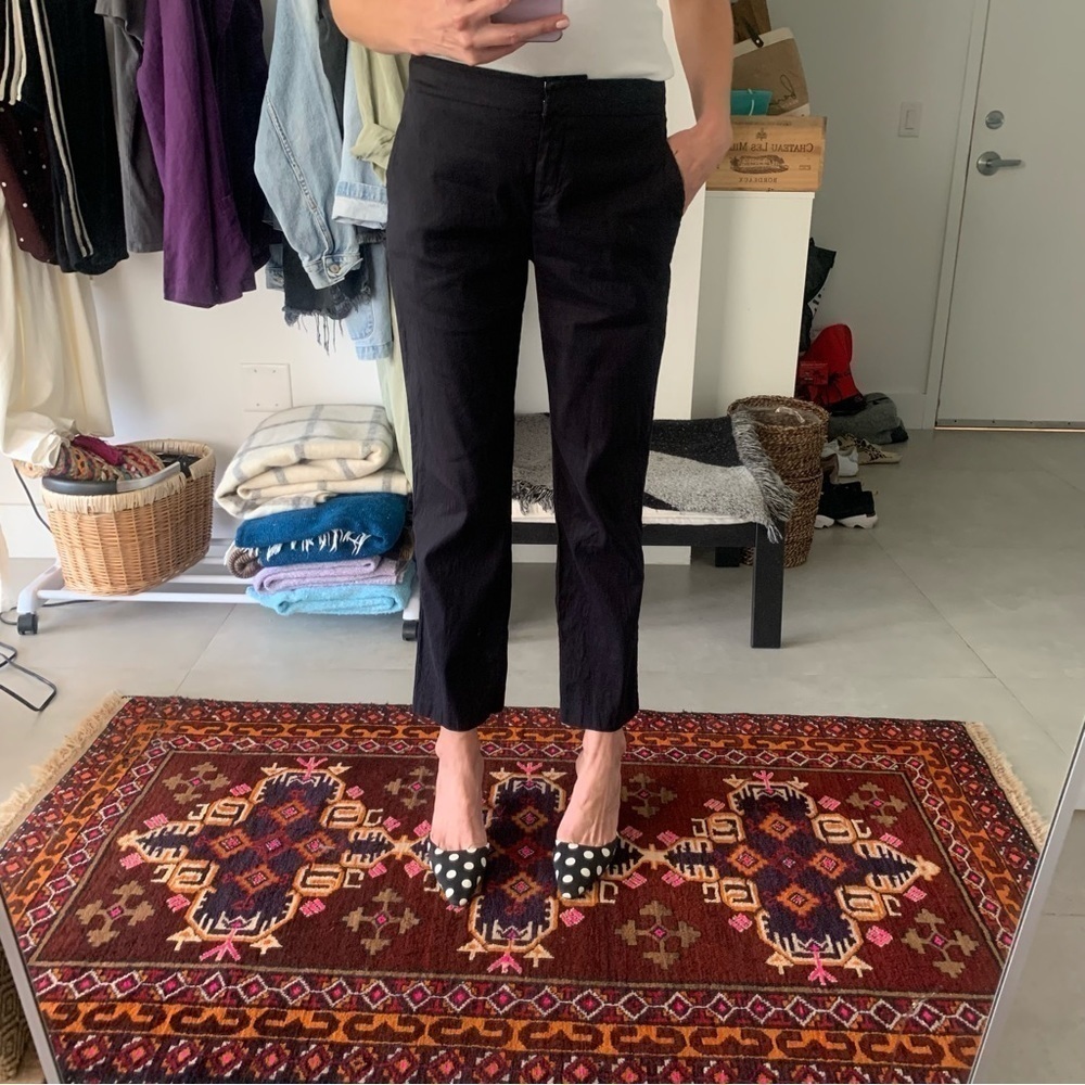 Eileen Fisher stretched career wear classy black pants, size PS
